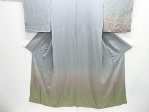 鳳凰に花唐草模様刺繍訪問着